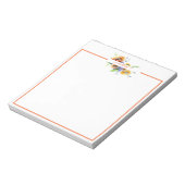 Personalisierte Aquarellfarben Notizblock (Rotiert)