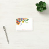 Personalisierte Aquarellfarben Post-it Klebezettel (Büro)