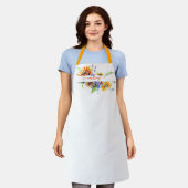 Personalisierte Aquarellfarben Schürze (Getragen)