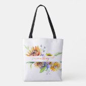 Personalisierte Aquarellfarben Tasche (Rückseite)