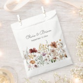 Personalisierte Aquarellfarben Wildblume Hübsch Geschenktütchen (Ausgeschnitten)