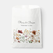 Personalisierte Aquarellfarben Wildblume Hübsch Geschenktütchen (Vorderseite)