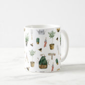 Personalisierte Aquarellgartencoffee-Tasse Kaffeetasse (VorderseiteRechts)
