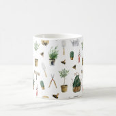 Personalisierte Aquarellgartencoffee-Tasse Kaffeetasse (Mittel)
