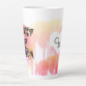 Personalisierte Aquarellkunst Milchtasse (Vorderseite)