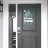 Personalisierte Aquarellmoschee Ramadan Mubarak Aufkleber