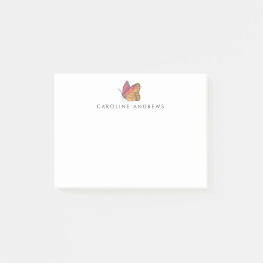 Personalisierte Aquarellmühle Post-it Klebezettel (Vorderseite)