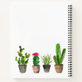 Personalisierte Aquarellnähte Notizblock (Rückseite)