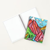 Personalisierte Aquarellpatinierung und Skeching Notizblock (Innenseite)