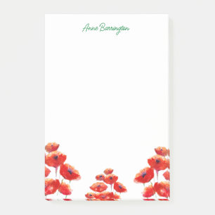 Personalisierte Aquarellpfeifen Post-it Klebezettel