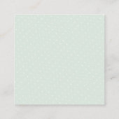 Personalisierte Aquarellprägemarke oder Begleitkarte (Rückseite)