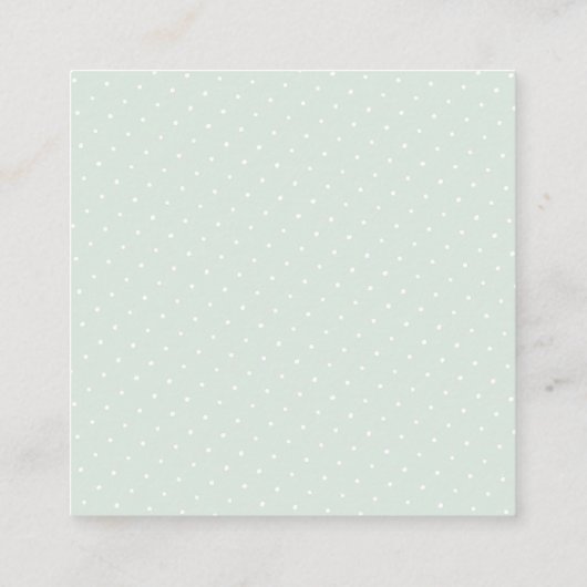 Personalisierte Aquarellprägemarke oder Begleitkarte (Rückseite)