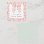 Personalisierte Aquarellprägemarke oder Begleitkarte (Vorne/Hinten)