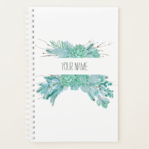 Personalisierte Aquarellsikkulturen Planer