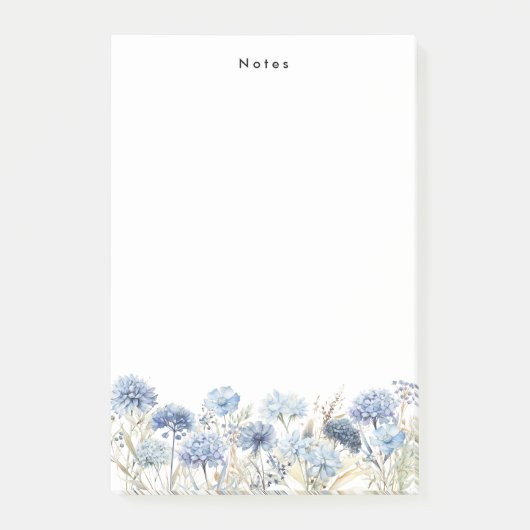 Personalisierte Aquarellstaub Post-it Klebezettel (Vorderseite)