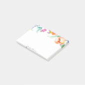 Personalisierte Aquarelltulis Post-it Klebezettel (angewinkelt)
