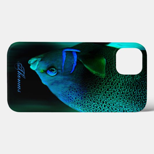 Personalisierte Aquarienfischerei Case-Mate iPhone Hülle (Rückseite (Horizontal))