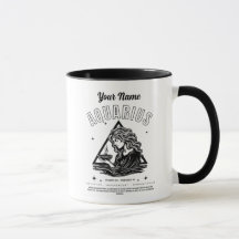 Personalisierte Aquarius-Kaffee-Tasse