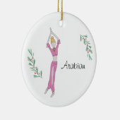 Personalisierte arabische Keepake Keramik Ornament (Rechts)