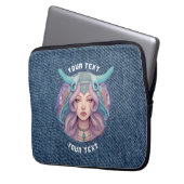 PERSONALISIERTE ARIEN ZODIAC SIGN LAPTOPSCHUTZHÜLLE (Vorderseite Links)