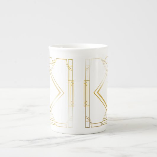Personalisierte Art Deco China Tasse (Vorderseite)