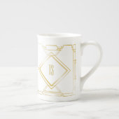 Personalisierte Art Deco China Tasse (Rechts)