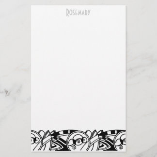Personalisierte Art Deco Korrespondenzartikel Briefpapier