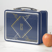 Personalisierte Art Deco Lunch Box / Storage Box (Beispiel)