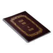 Personalisierte Art Deco Notizblock (Rechte Seite)