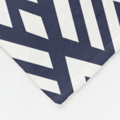 personalisierte Art-Deco-Pfeile der 1920er Jahre Fleecedecke (Ecke)