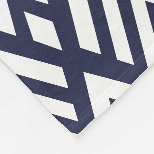 personalisierte Art-Deco-Pfeile der 1920er Jahre Fleecedecke (Ecke)