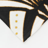 Personalisierte Art Deco Stern Fleece Decke (Ecke)