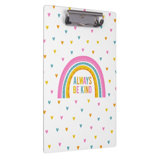 Personalisierte Art Rainbow Klemmbrett (Rechts)