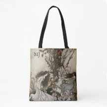 Personalisierte Arthur Rackham Feen Fantasy-Tasche