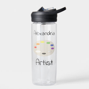 Personalisierte Artist Art Palette Trinkflasche