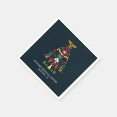 Personalisierte Ärztin Krankenpflege Weihnachten Serviette (Ecke)