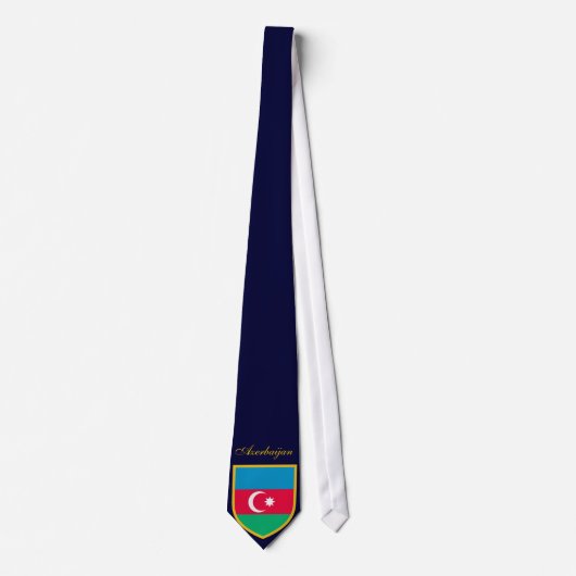 Personalisierte aserbaidschanische Flagge Krawatte (Vorderseite)