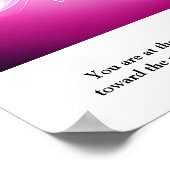 Personalisierte Ästhetik Aura Angel Zahlenposter Poster (Ecke)