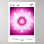 Personalisierte Ästhetik Aura Angel Zahlenposter Poster (Vorne)