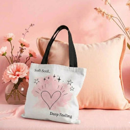 Personalisierte ästhetische Linienkunst-Tasche Tasche