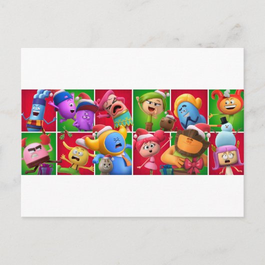 Personalisierte AstroLOLogy Weihnachtskarte Postkarte (Vorderseite)