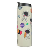 Personalisierte Astronauten und Planeten zurück zu Thermosbecher (Nach rechts gedreht)