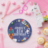 Personalisierte Astronautenpartei Pappteller (Party)