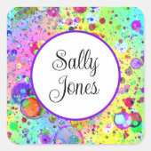 Personalisierte Aufkleber (Vorderseite)