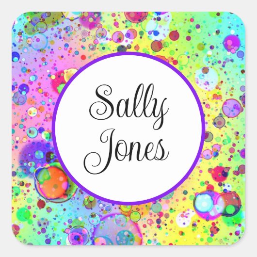 Personalisierte Aufkleber (Vorderseite)