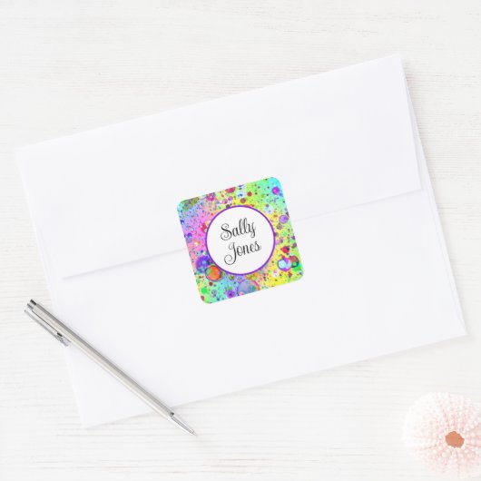 Personalisierte Aufkleber (Umschlag)