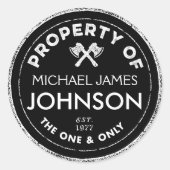 Personalisierte Aufkleber (Vorderseite)