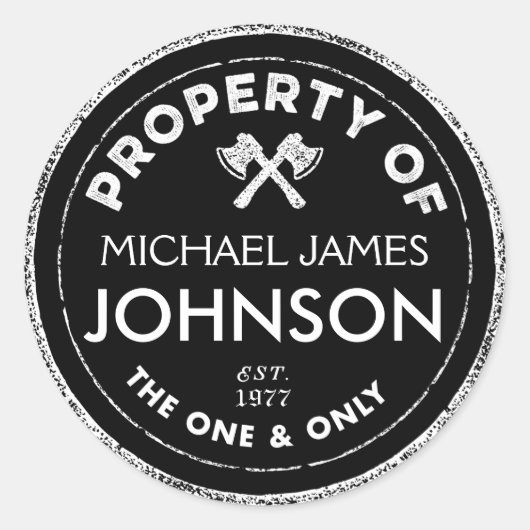 Personalisierte Aufkleber (Vorderseite)