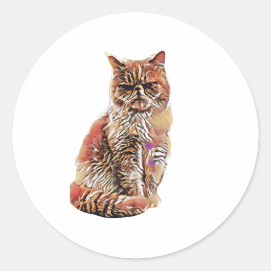 Personalisierte Aufkleber aus dem Foto Ihres Haust (Vorderseite)