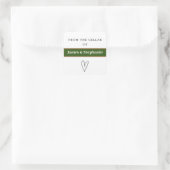 Personalisierte Aufkleber aus Weinkeller (Tasche)